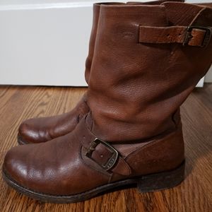 Frye Veronica Short brown cognac size 9.5